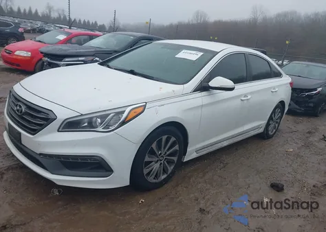 2016 Hyundai Sonata Sport из США, поврежденный, VIN 5NPE34AF9GH368567